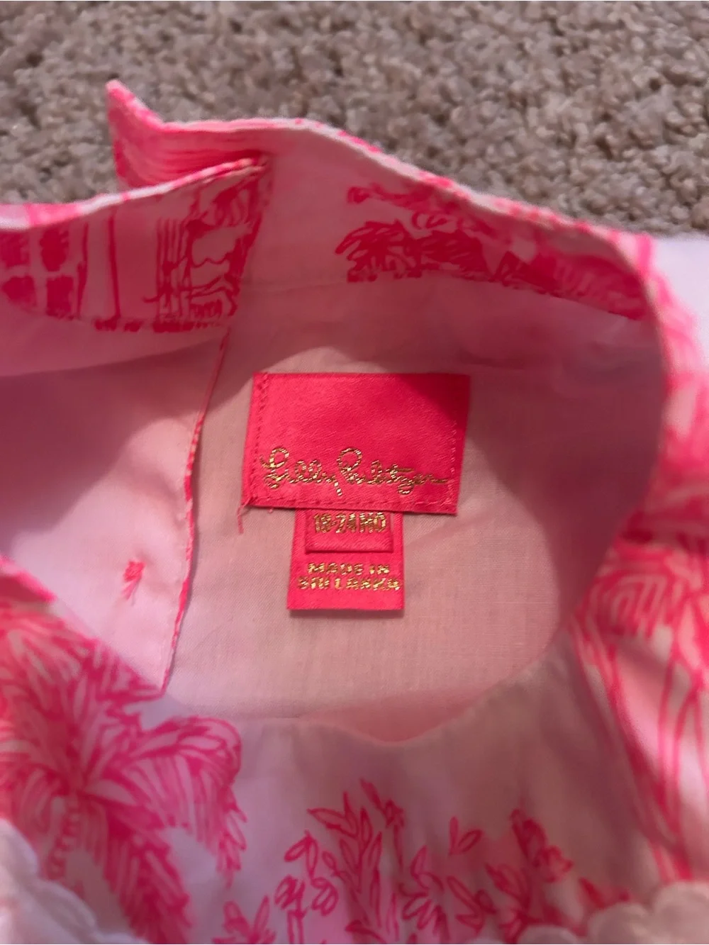 Lilly Pulitzer 18-24 month Baby Bubble Dress with Bloomers